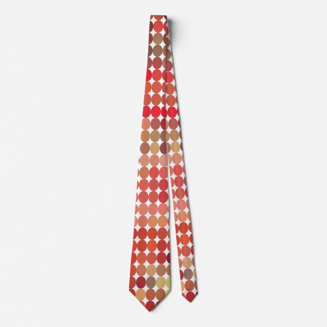 Cravate motif ovale d'arabie (Devant)