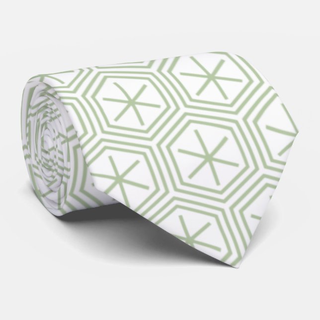 Cravate Motif papier japonais moderne (Roulé)