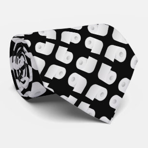 Cravate Motif papier toilette