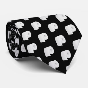Cravate Motif papier toilette