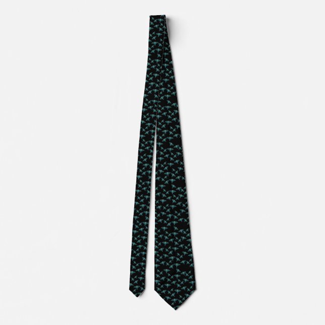 Cravate Motif papillon bleu Moth (Dos)