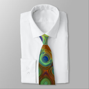 Cravate Motif Peacock