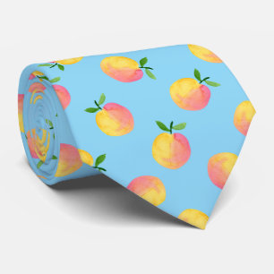 Cravate Motif pêche d'été
