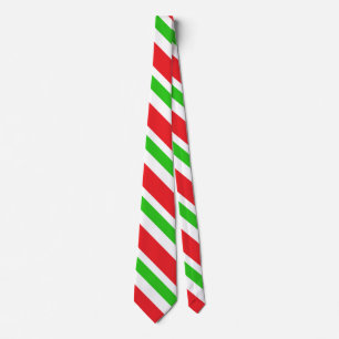 Cravate Motif rouge et vert