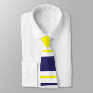 Cravate Motif rouge jaune