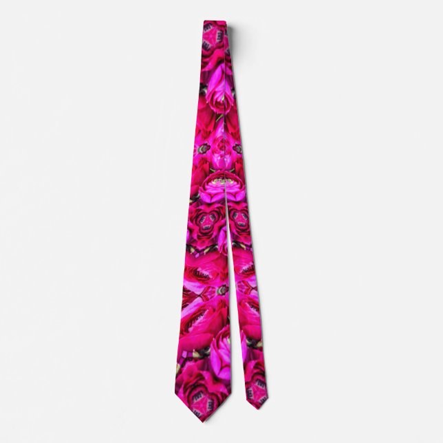 Cravate Motif rouge vif (Devant)