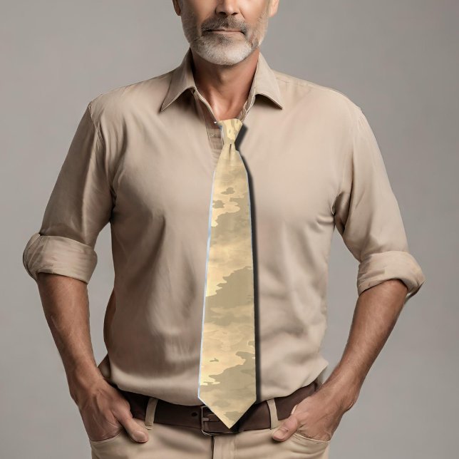 Cravate Motif Sand Camo (Créateur téléchargé)