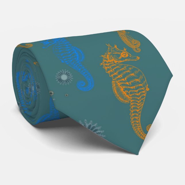 Cravate Motif Seahors (Roulé)