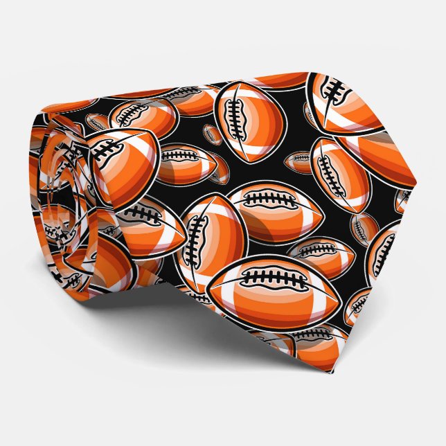 Cravate motif sportif de football cool (Roulé)