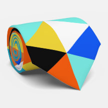 Cravate Motif triangle géométrique Abstrait