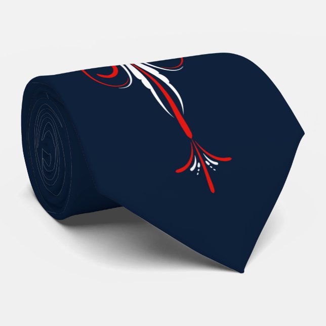Cravate Motif tribal Necktie (Roulé)