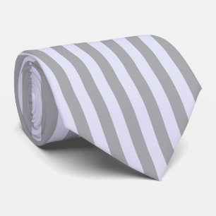 Cravate Motif trié en gris et lavande