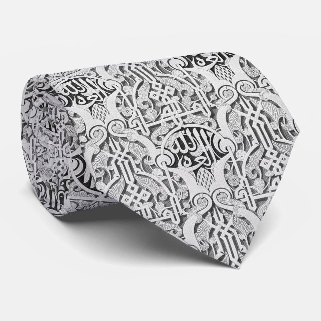 Cravate Motif Vintage Alhambra (Roulé)