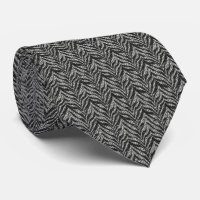 Motif Zebra Argent Noir