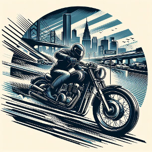 Cravate Moto Motorbike Motorcross Sport