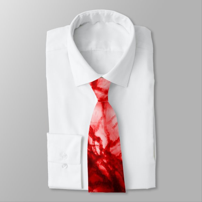 Cravate Moule noueux rouge (Attaché)