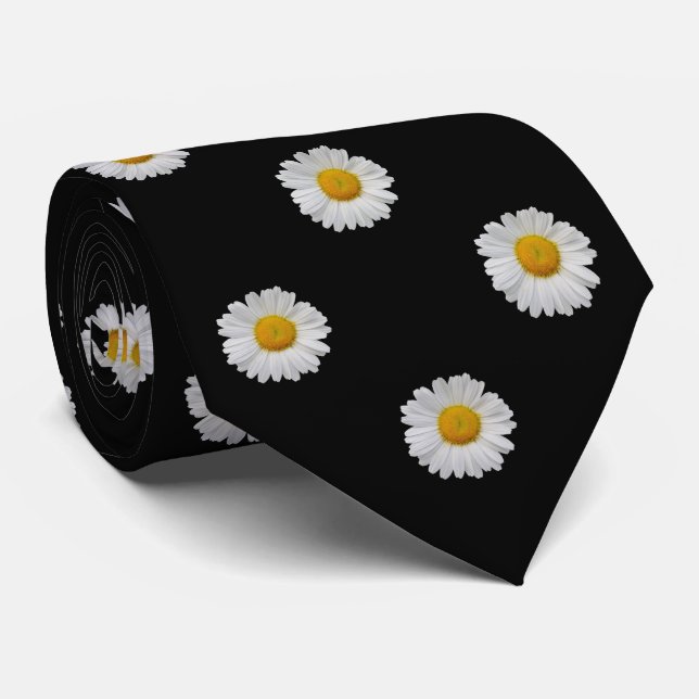 Cravate moyenne de point de polka de marguerite (Roulé)