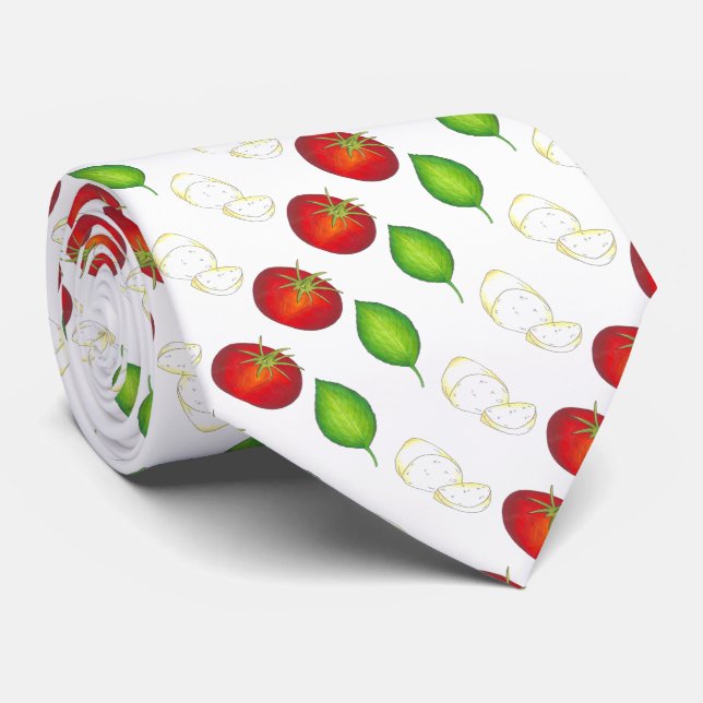 Cravate Mozzarella Tomato Basil Italien Cuisine alimentair (Roulé)