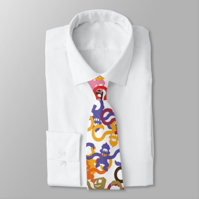 Cravate Multi-Monkey Business Tie (Attaché)