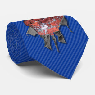 Cravate Mur de bois torn (Hockey)