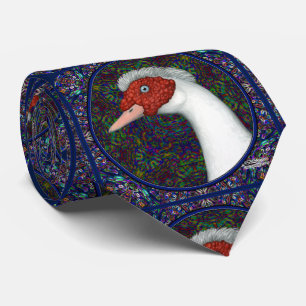 Cravate Muscovy Duck Head