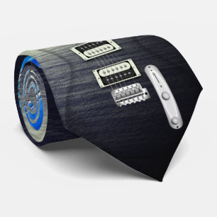 Cravate Musique guitare transparente