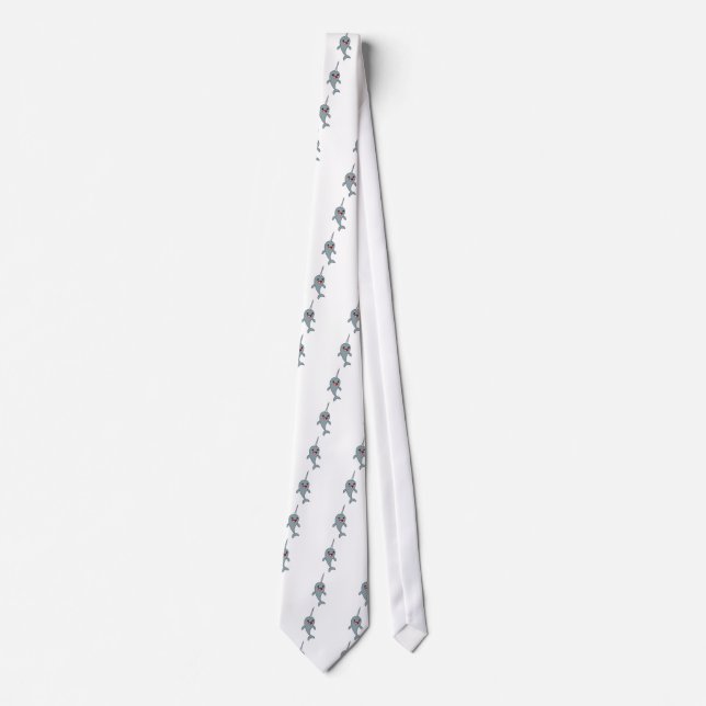 Cravate Narwhal heureux (Devant)