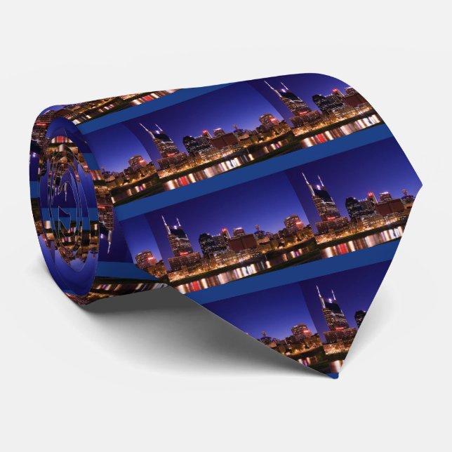 Cravate Nashville Skyline (Roulé)