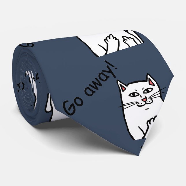 Cravate Naughty Cat (Roulé)