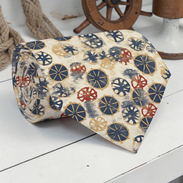 Cravate Nautical Custom Necktie (Créateur téléchargé)