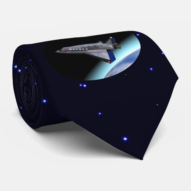 Cravate Navette spatiale El Al Maslool (Roulé)