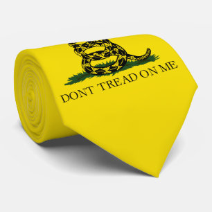 Cravate Ne pas taper sur le drapeau de Me Gadsden
