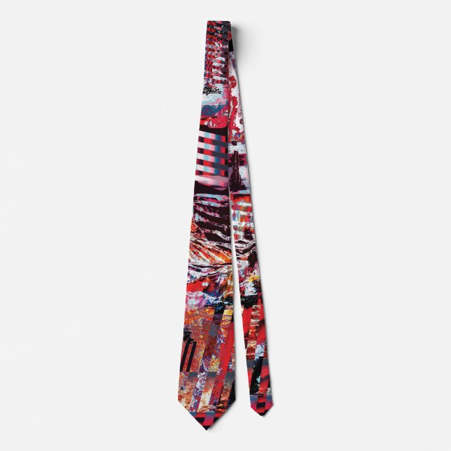 Cravate Neck Tie – Fragmented Pulse (Devant)