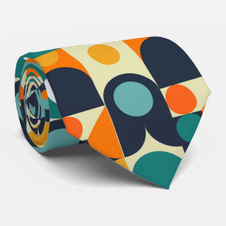 Cravate Necktie Abstraite de Motif géométrique carré
