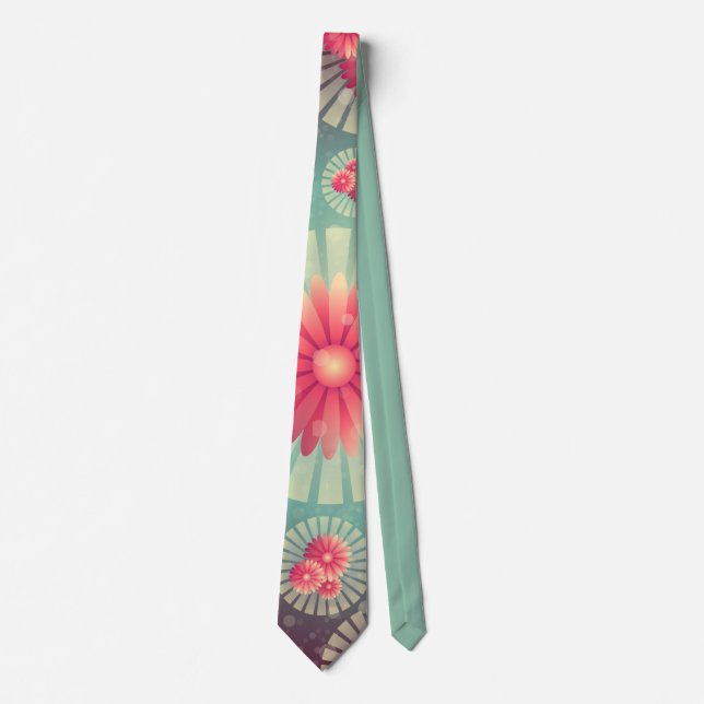 Cravate Necktie d'inspiration japonaise (Devant)