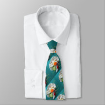 Necktie with brains