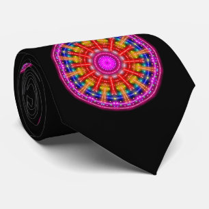 Cravate Neon Medallion