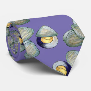 Cravate New England Clams Clambake Beach Summer Seafood