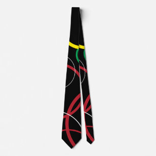 Cravate New Wave Rock Color Neck Tie
