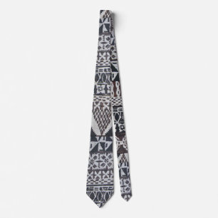 Cravate Nocturne en tissu Tiki
