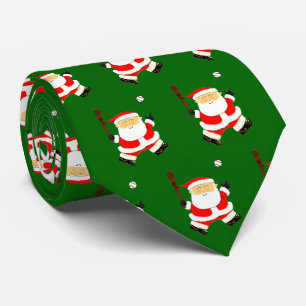 Cravate Noël Baseball
