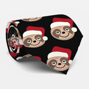 Cravate Noël Père Noël Slothmas