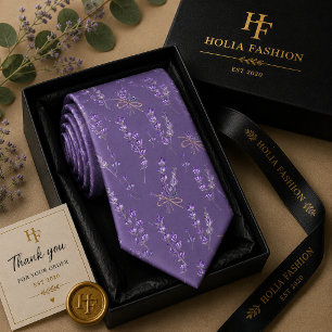 Cravate Nœud papillon lavande violet