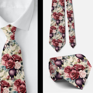 Cravate Nœud papillon pour homme   Nœud papillon floral po