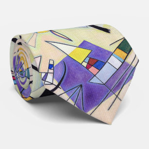 Cravate Noir et Violet - Kandinsky