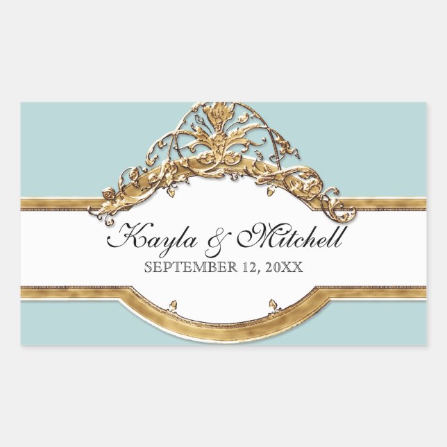 Cravate noire Elégance 2, Sticker à couplage d'or (Devant)