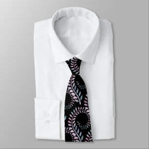 CRAVATE NOIRE NOIRE PURPLE DE SWIRL