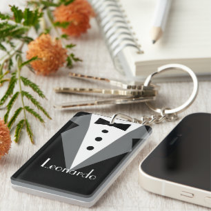 Cravate noire Tuxedo personnalisée