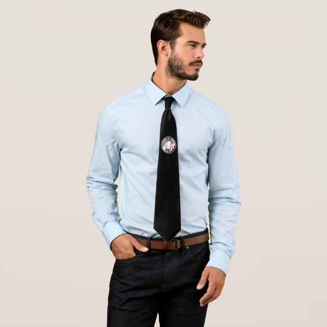 Cravate Noix de baseball (En situation)