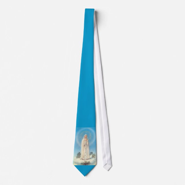 Cravate Notre-Dame de Fatima chemise personnalisée (Devant)